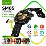 Combo Deal | Modio SM03 & SM05 Smart Watch Combo – 2 Watches with SIM Support & 6 Straps