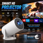TANMASHI HY300 Ultra HD Portable Smart Projector | WiFi, Bluetooth, 1080P Support, Mini Home Theater