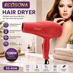 ECOSONA ES-6546 1200W Hair Dryer – Fast Drying | Lightweight | Overheat Protection