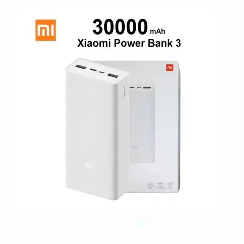 Xiaomi 30000mAh Power Bank | 18W Fast Charging | Dual USB Output & USB-C Input