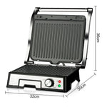 Moliax Professional Multi-Function Press Baking Machine--Crispy Steak Panini Grilled Chicken In Seconds, Kitchen Efficiency Innovator! ric Sandwich Press Steak Grill