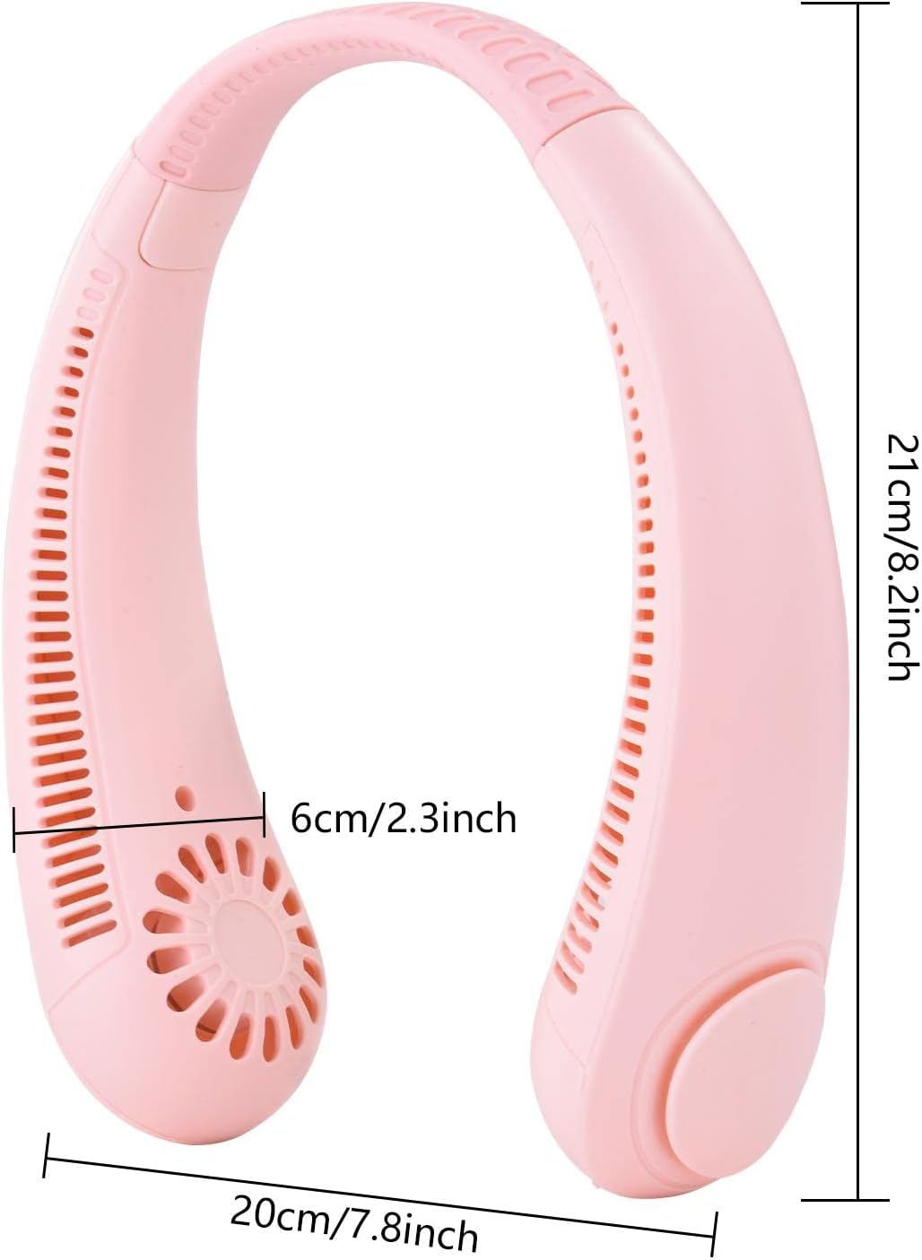 Portable Neck Fan, Hands-Free Portable Neck Fan, Cooling Personal Fan, Adjustable, Headphone Design, Rechargeable, USB Powered Neck Fan  Outdoor Indoor