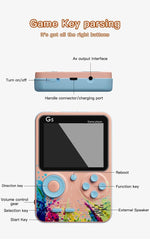 G5 Retro Handheld Game Box – 500 Built-in Classic Games | 3.0" Color Screen | TV Output | Rechargeable Battery