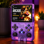 R36S Retro Handheld Gaming Console  64GB Portable Linux Gaming System with 3.5-Inch IPS Display