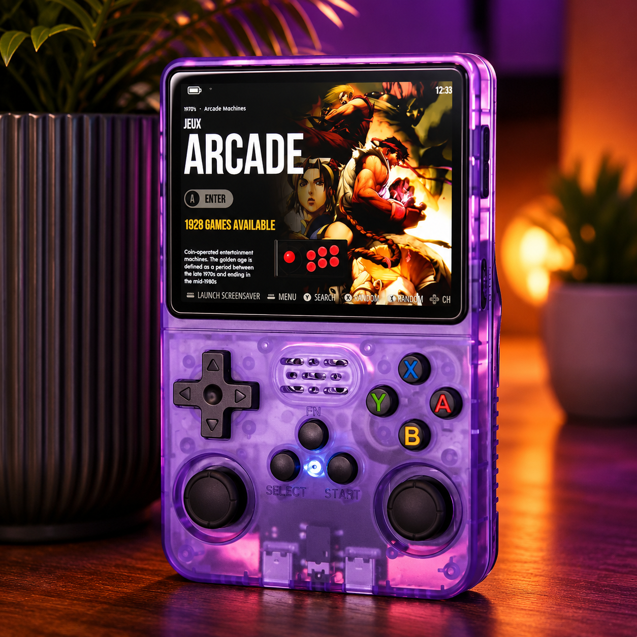 R36S Retro Handheld Gaming Console  64GB Portable Linux Gaming System with 3.5-Inch IPS Display