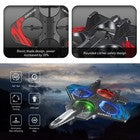 E72 RC Stunt Drone 2.4GHz 4-Channel Altitude Hold 360° Flip LED Fighter Toy , Remote Control Stunt Aircraft with Colorful Lights