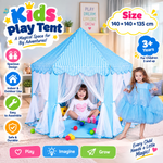 Kids Princess Castle Tent with Ball Pit – Indoor & Outdoor Play House