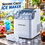 Silver Cerst Automatic Ice Maker Machine 150w – Bullet Ice Machine, Adjustable Ice Size, 1.5L Water Tank | 25007