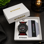 STRADA Sync Quartz Sports Watch – Analog-Digital Dual Display, 10 BAR Water Resistant & Durable Silicone Strap