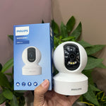 Philips 6000 Series Smart Home IP Camera – 360° Rotation, Motion Detection, Infrared Night Vision, Two-Way Audio, WiFi