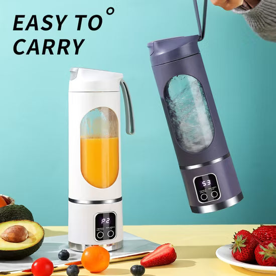 2-in-1 Kitchen Combo – Portable USB Rechargeable Blender (450ml) + 22-in-1 Multifunction Vegetable Chopper | BPA-Free