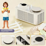 Portable Mini Ice Maker Machine – Rapid Ice Making, Compact & Energy Efficient Homemade Ice Cream Popsicle Make,for Office, Home, Camping, Rv, Car & Travel