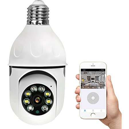 Bulb cctv wifi sales camera