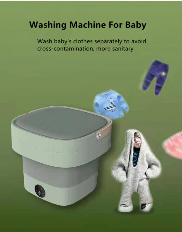 folding washing machine