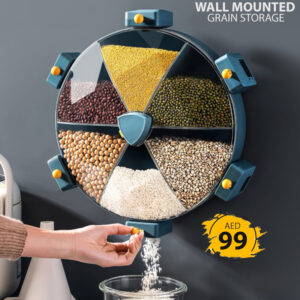 Large Storage Wall Mounted Grain Storage Box 8Ltr