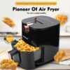 RAF Automatic Air Fryer 5.5 Liters 2000W Hot Air Fryer Oven with Built-in Smart Cooking Programs, Non-stick Frying Pot, Air Fryer