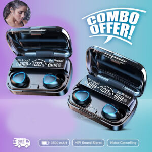 Combo Offer M10 Earbuds Gaming Earbuds TWS Wireless Earbuds Original TWS 5.1Bluetooth Earbuds wireless 8D